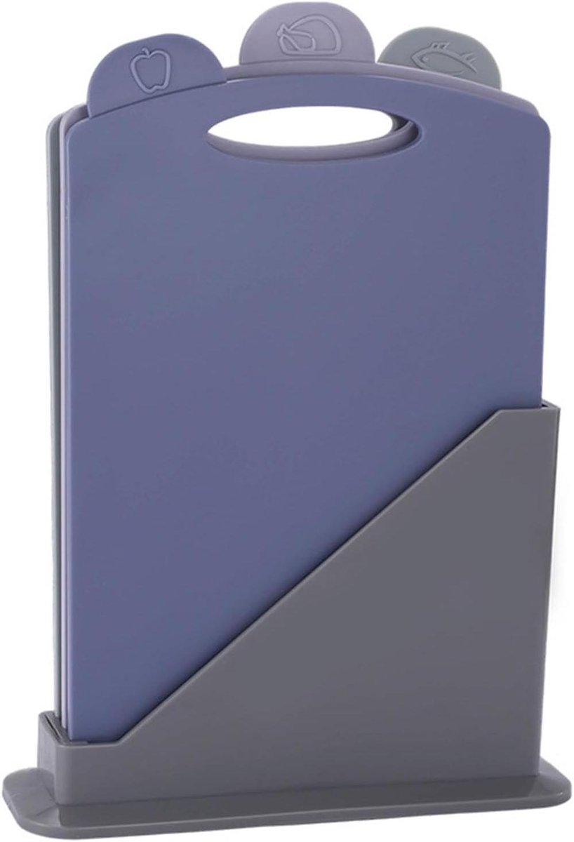 Snijplankenset - Snijplanken - Keuken Voorbereiding - Food-grade PP - 33x26 cm - Drie Kleuren
