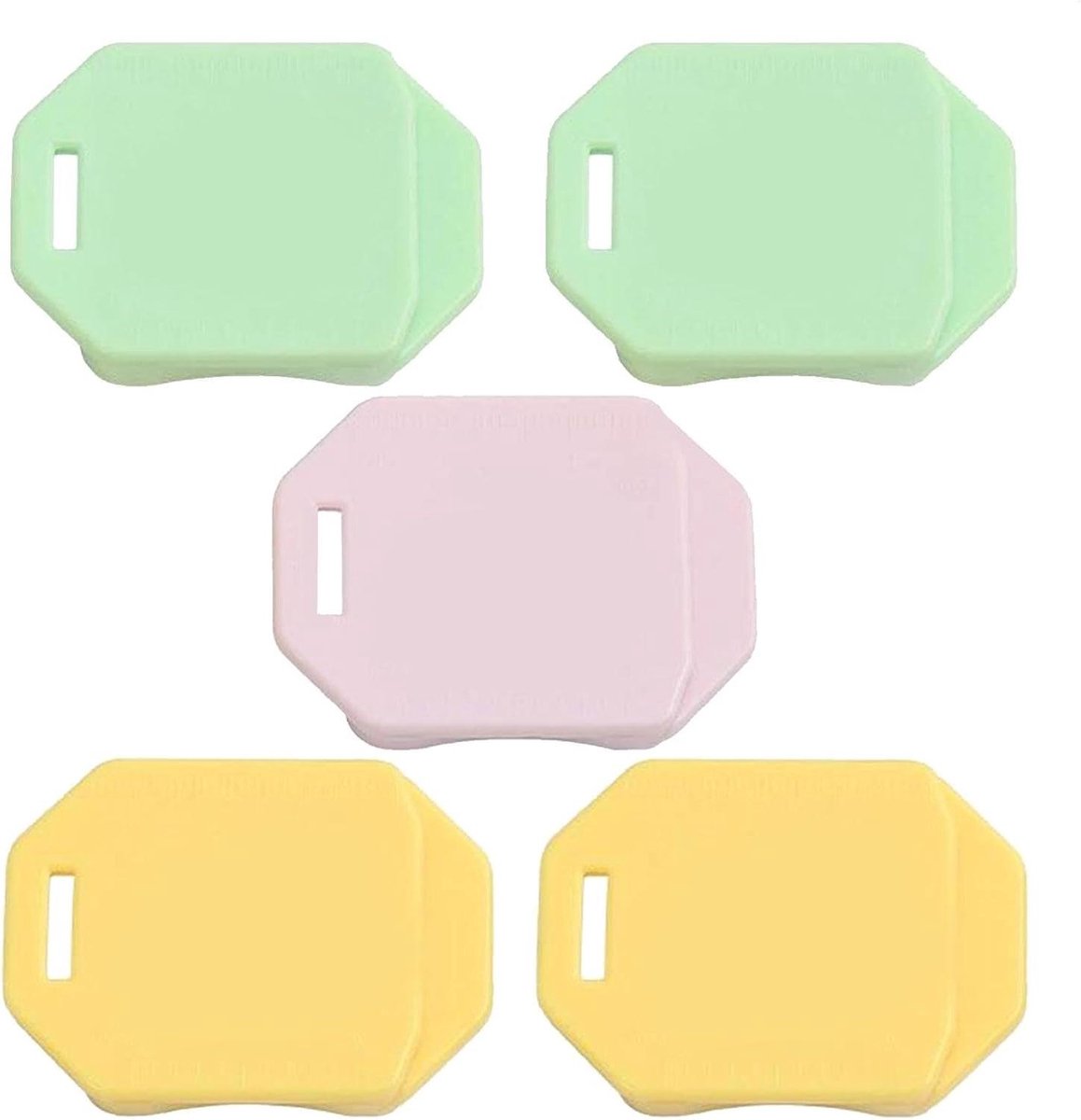 Magnetische Naaigids - Voetmeter Hulp - Nauwkeurig Naaien - Sterke Magneet Basis - 5 Stuks - Meerkleurig
