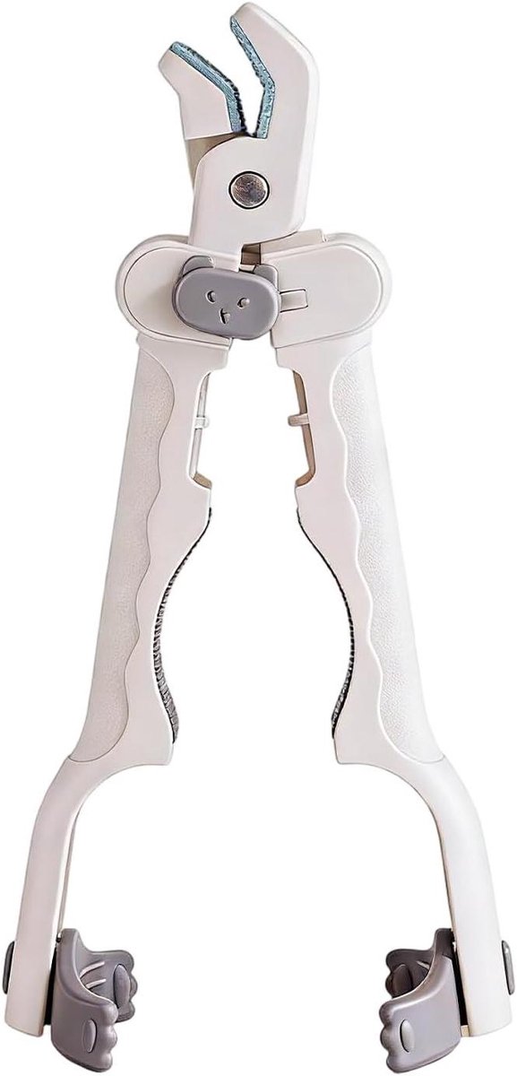 Hete Kom Tang - Keukengerei Grijper - Veilig Koken - Antislip Grip - 22 cm - Wit