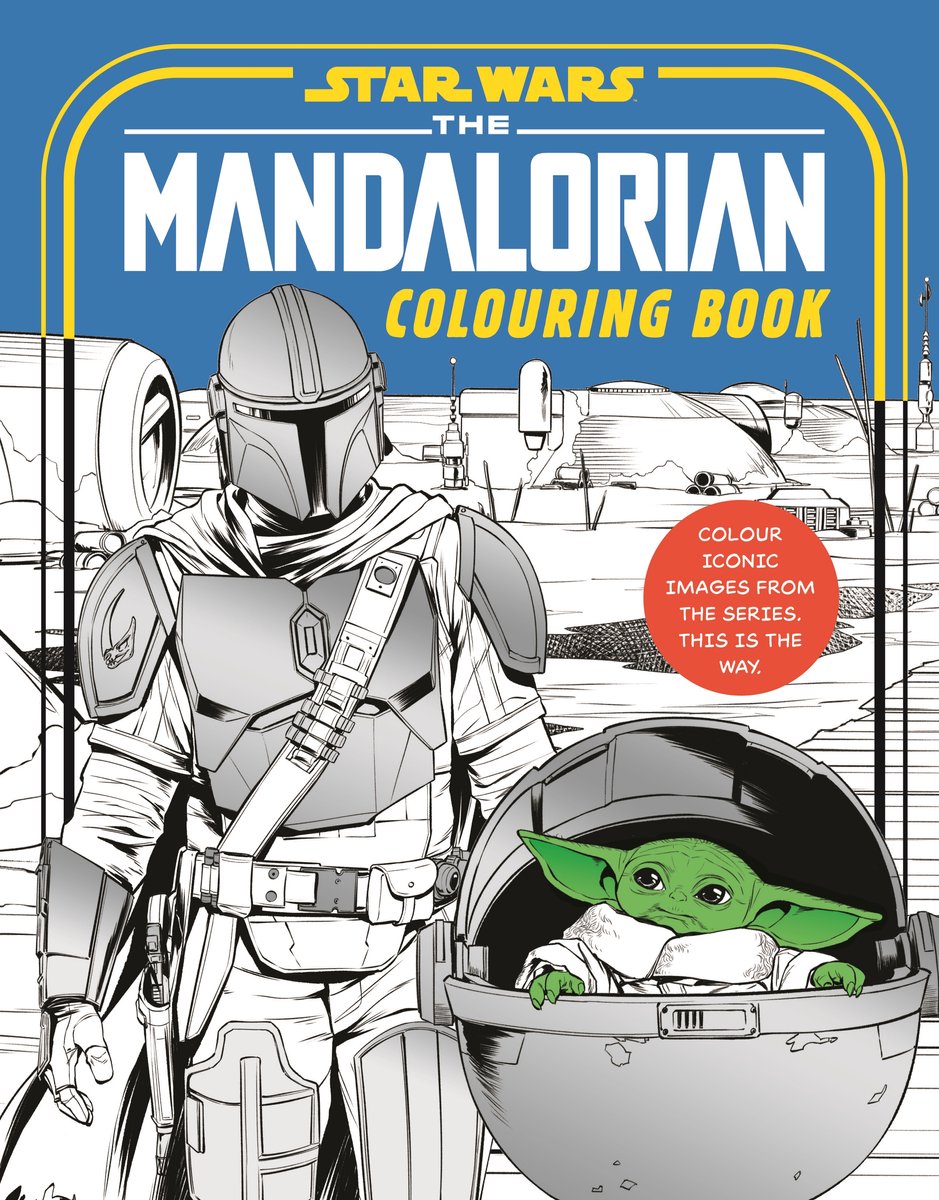 Star Wars, The Mandalorian Colouring Book