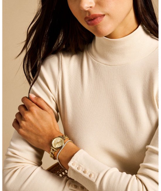FOSSIL Dames Horloge geschenkset - Goudkleurig