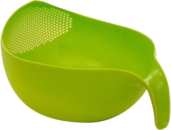 Famanu – Rijstwasfilter van 24 x 17 x 13 cm, multifunctioneel voor het wassen van rijst, groenten en fruit