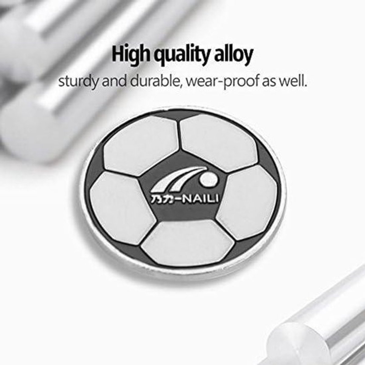 Voetbalscheidsrechter munt - Handig hulpmiddel - Geel - Scheidsrechters accessoire - Geschikt voor voetbal - Unisex model