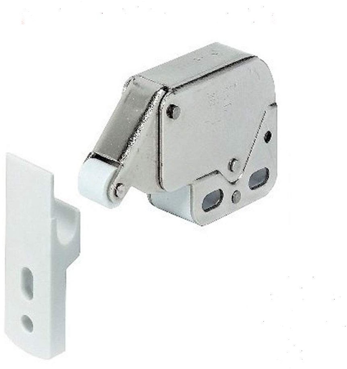 ONF3 - Mini Latch Push to Open - Duurzame Deursnapper - Perfect voor Keukenkasten - Stevig en Betrouwbaar - Eenvoudige Installatie - Geschikt vo...