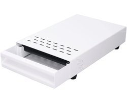 Store_8 - Koffieklopbox - Roestvrij staal - Duurzaam en gebruiksvriendelijk - Wit - Koffiemolen - Ideaal voor thuis en café - 7,1 x 41 x 2 inch
