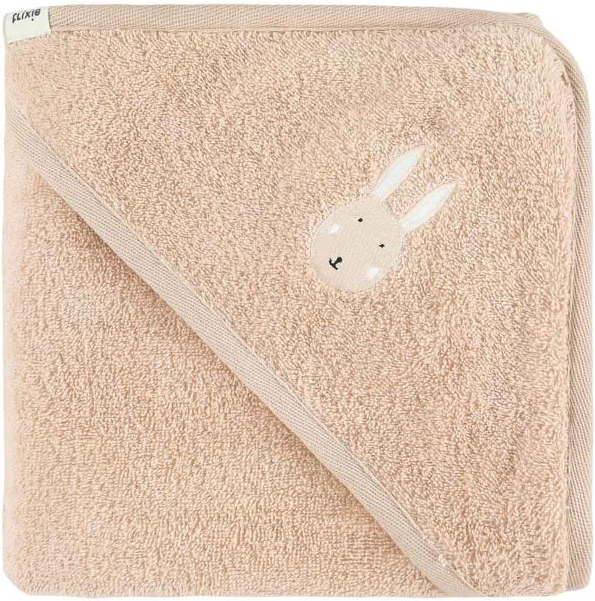 Badcape Kinderen - Zachte Handdoek - Na het badderen - Schattige dierenprint - 75x75cm - Roze