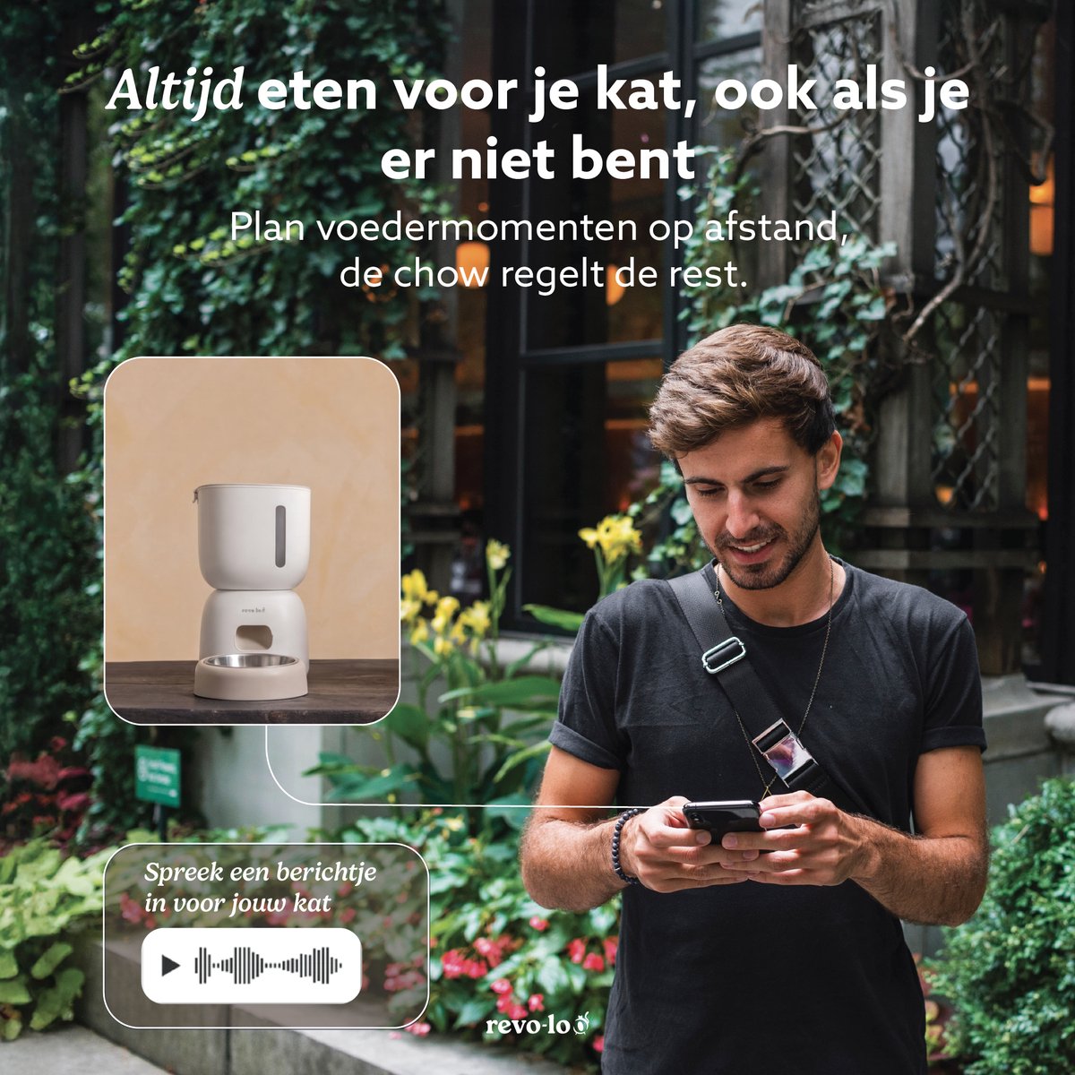 Revo-loo Flow & Chow - Drinkfontein Automatische Voerbak Set - Kattenfontein - Katten Voerbak - Waterfontein voor Katten - Voerautomaat Kat thumbnail 5