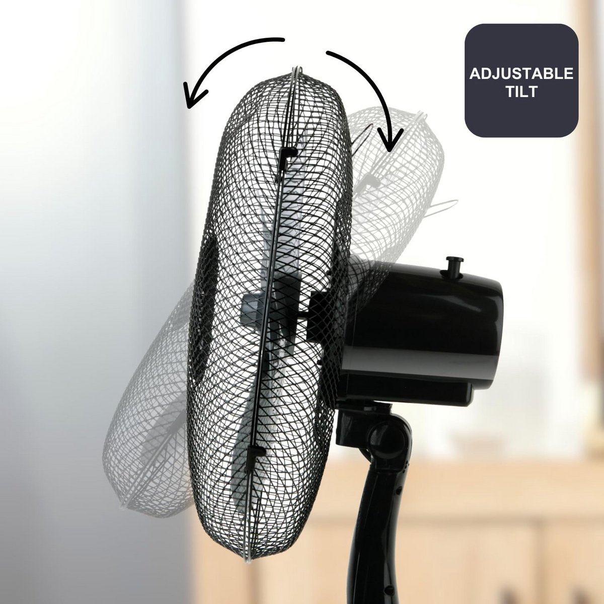 Krachtige Staande Ventilator met Oscillerende Functie en Stille Werking – foto 6