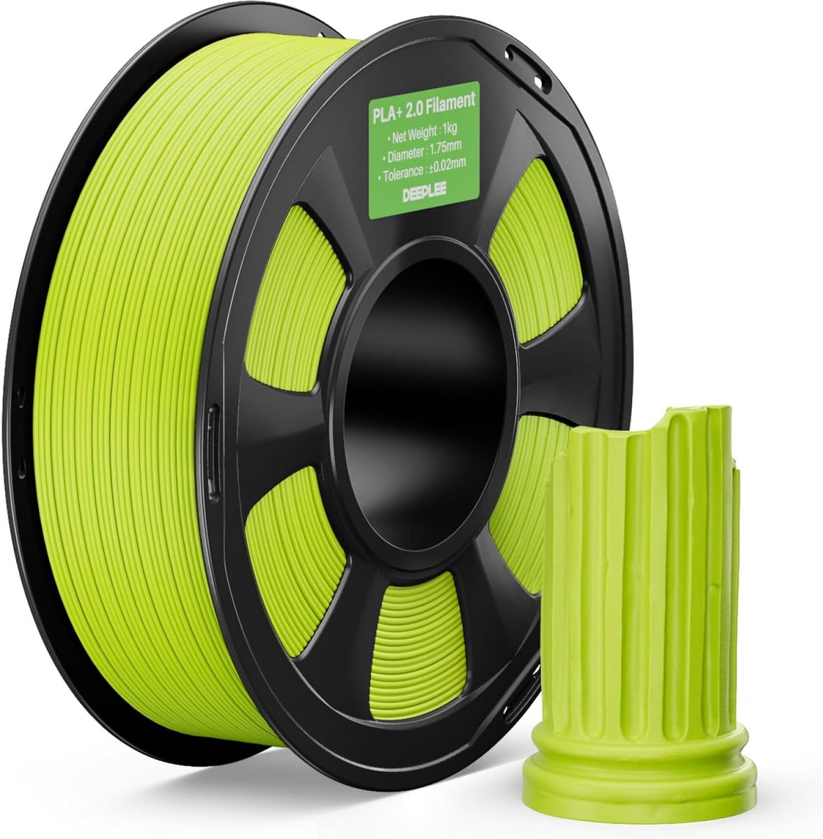 PLA+ 3D Printer Filament 1.75mm Groen 1kg – Sterke Taaiheid Hoge Printsnelheid