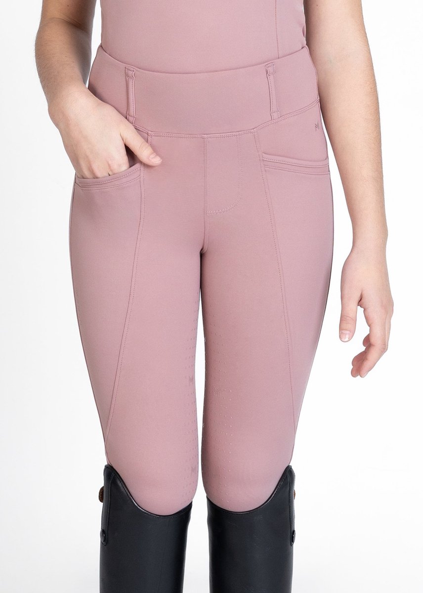 Maximilian YR Pro Riding Leggings Kids S Rose Taupe