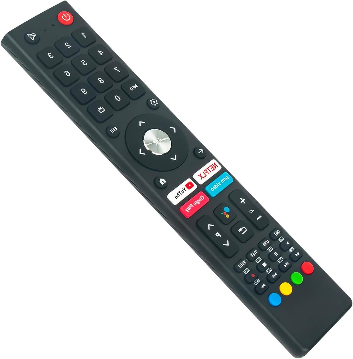 Vervangende afstandsbediening voor TD Systems TV-modellen zoals PRIME55C14S, PRIME32C15GLE en meer, ideaal voor eenvoudig gebruik en optimale functionaliteit