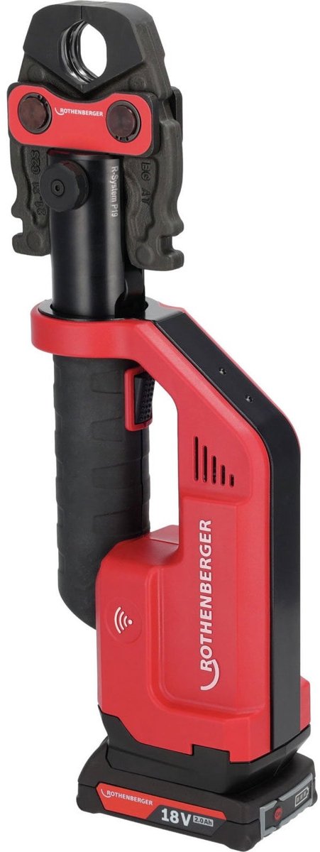 ROTHENBERGER ROMAX COMPACT III Set Akku-Pressmaschine SV15-22-28, 2 Ah, EU, AMP - 1000004276