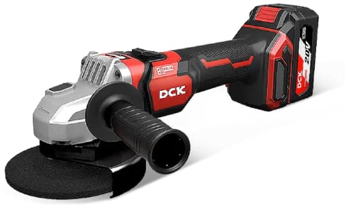 DCK KDSM04-125(FK) Accu haakse slijper - 20V 5,0Ah