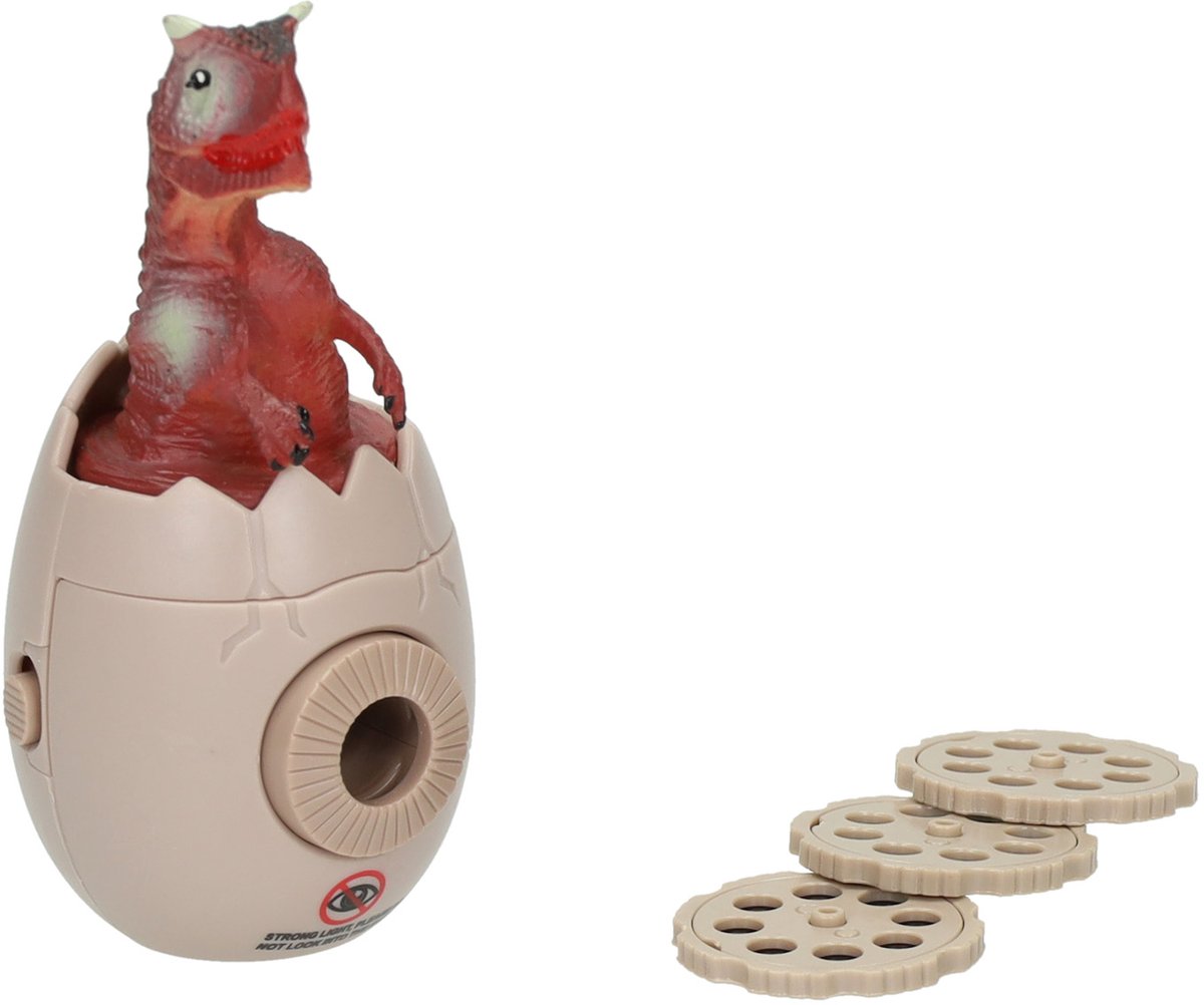 Lobbes dino projector speelgoed met projectieschijfjes - kindercadeau. – foto 3