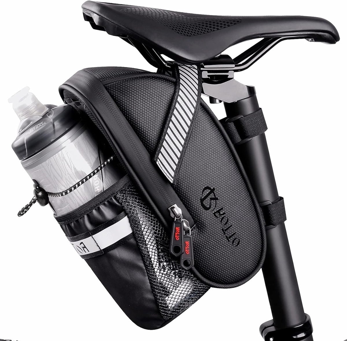 Waterdichte Fietszak met Flessenhouder voor Racefiets en Mountainbike - Ideaal voor Fietstochten en Accessoires