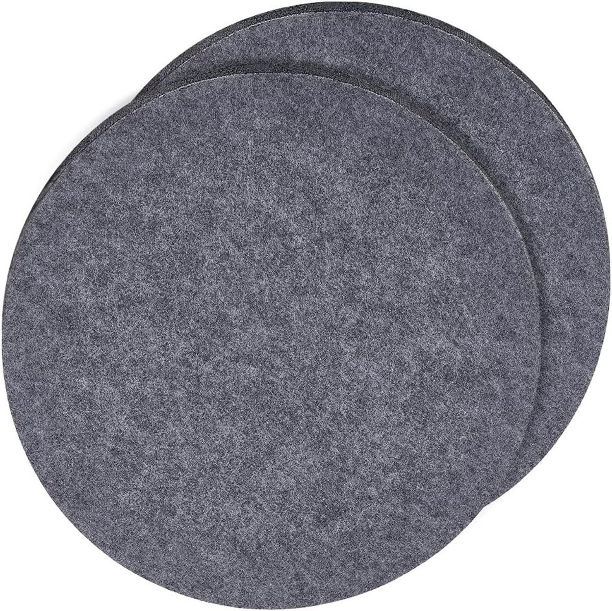 Zelfklevend Vilt - Beschermvilt Anti-slip - Meubels Beschermen - Zelfklevend met Anti-slip - 30 cm Diameter - Grijs