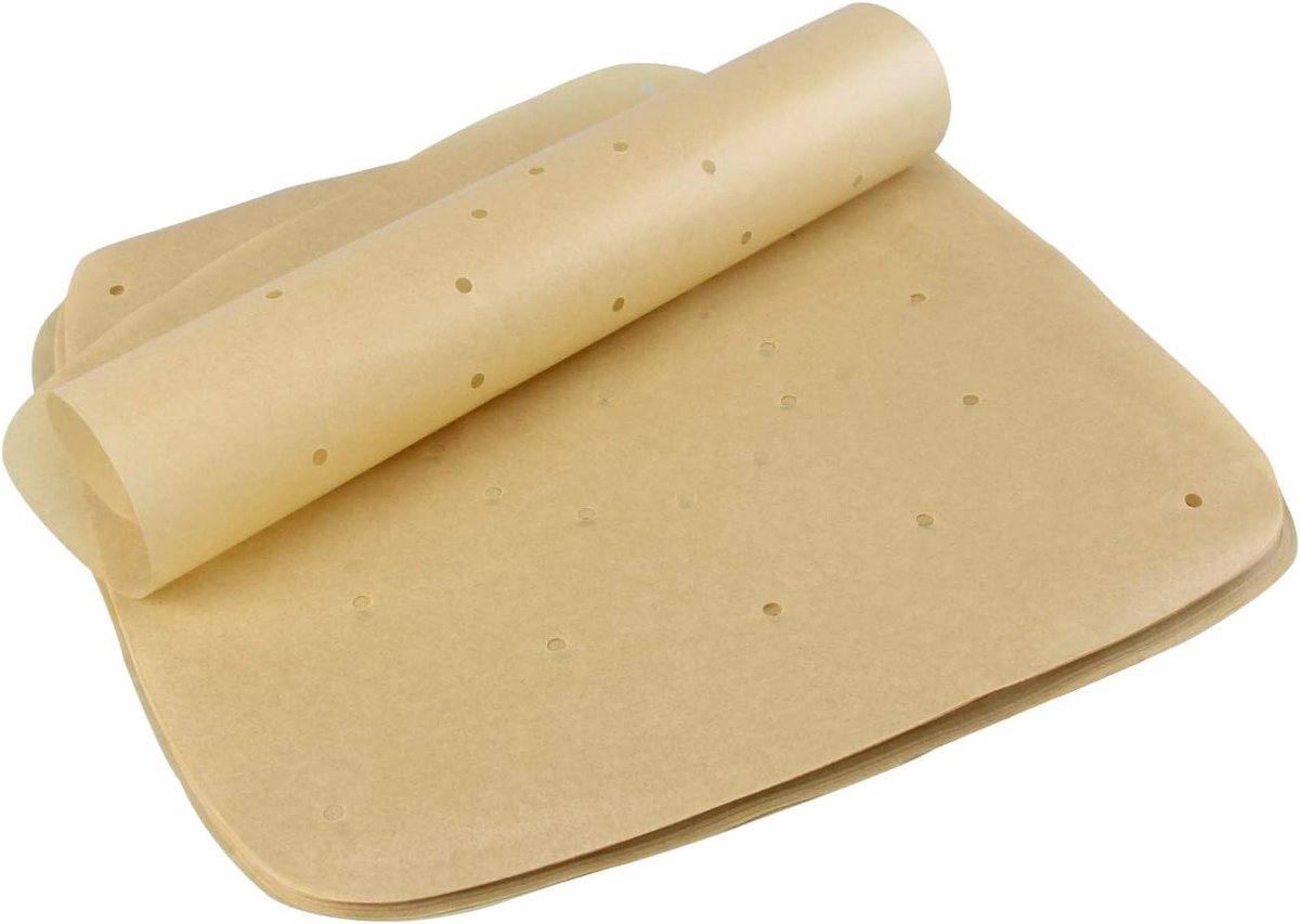 Airfryer Bakpapier Vierkant - 100 stuks - 25x25 cm - Voor XXL Airfryers & Ovens