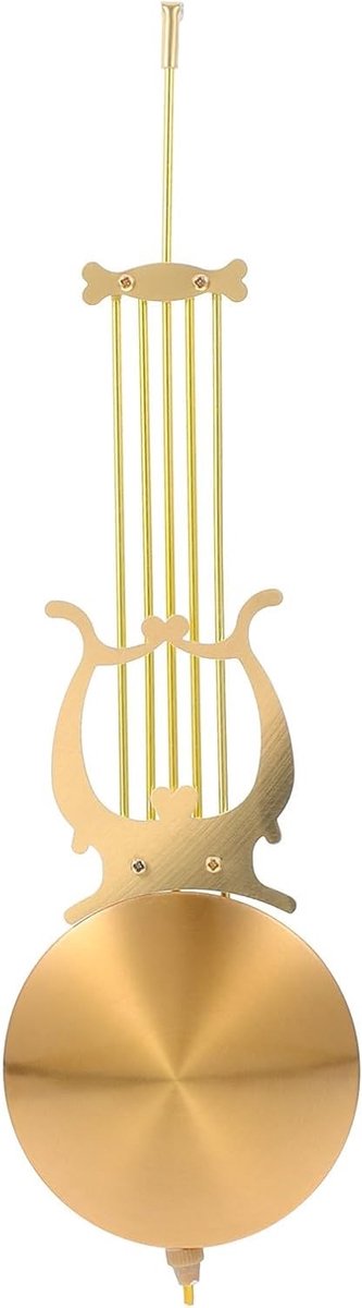 SnelShoppen - Vervangpendel voor Wandklok 28cm - Metalen Pendel voor Quartz Klok - Accessoires voor Reparatie en Doe-Het-Zelf Klokken - Perfect voor K