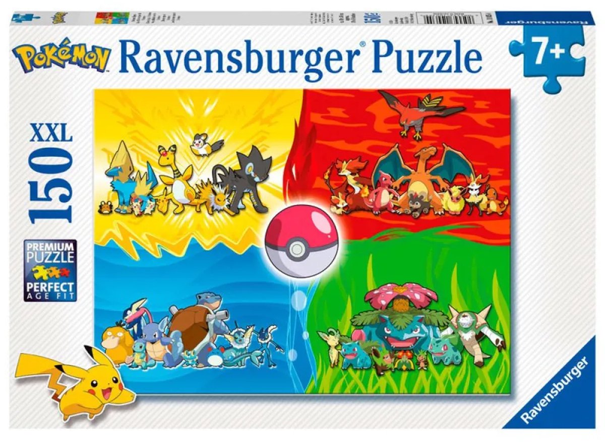 Ravensburger Verschillende Pokemons puzzel - legpuzzel - 150 stukjes — afbeelding 11