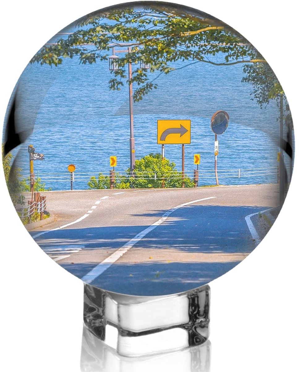 Allecto - Glass Ball voor Fotografie - K9 Glas - Creatieve Perspectieven - 80mm - Decoratieve Bal - Fotografie Accessoire - Geschikt voor Creatieve...