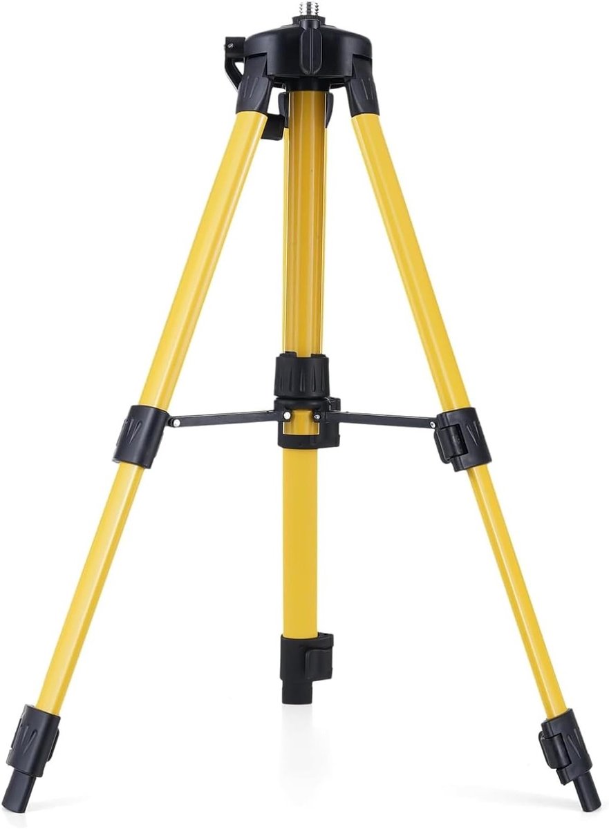 Verstelbare 100cm Laserniveau Statief voor Zelfnivellerende Lasers, Stevig Staal met 5/8" & 1/4" Draad, 150kg Capaciteit voor Nauwkeurige Metingen en Professioneel Gebruik