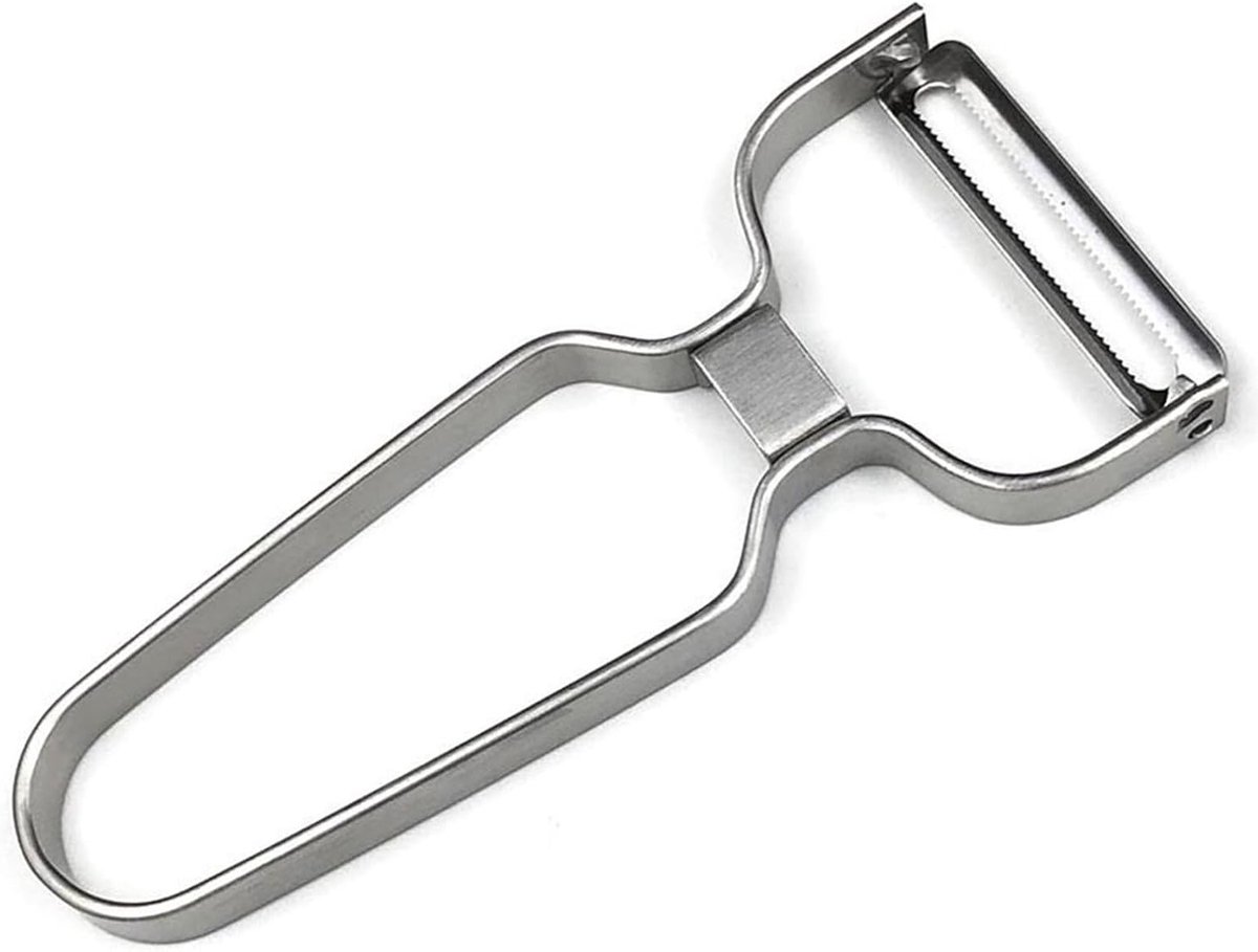 Multifunctionele Groenteschiller RVS - Julienneschiller met Ergonomisch Handvat