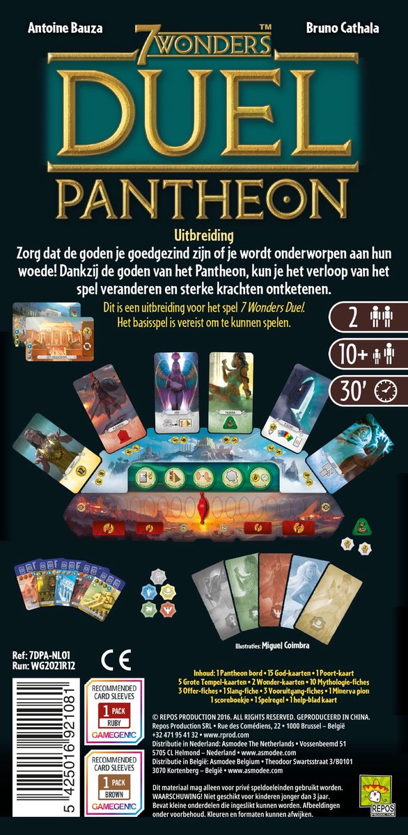 7 Wonders Duel Pantheon - Uitbreiding — afbeelding 6