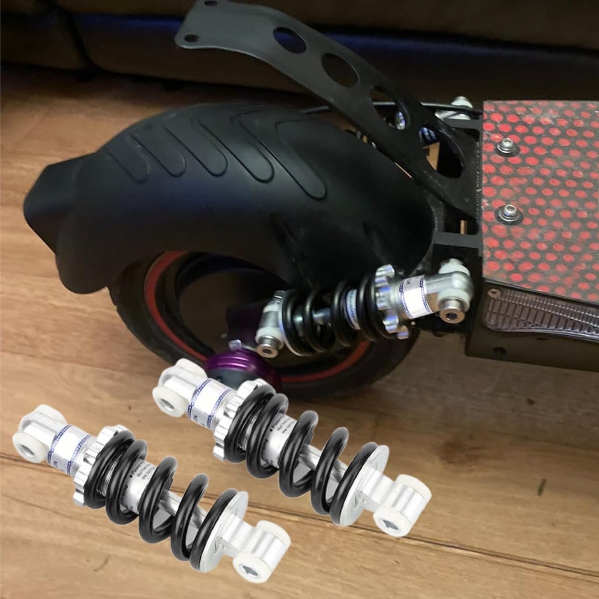 2 Stuks Achtervering voor ATV, Go-Kart en Scooter - 125mm Schokdemper Vervanging met Hoge Kwaliteit en Duurzaamheid