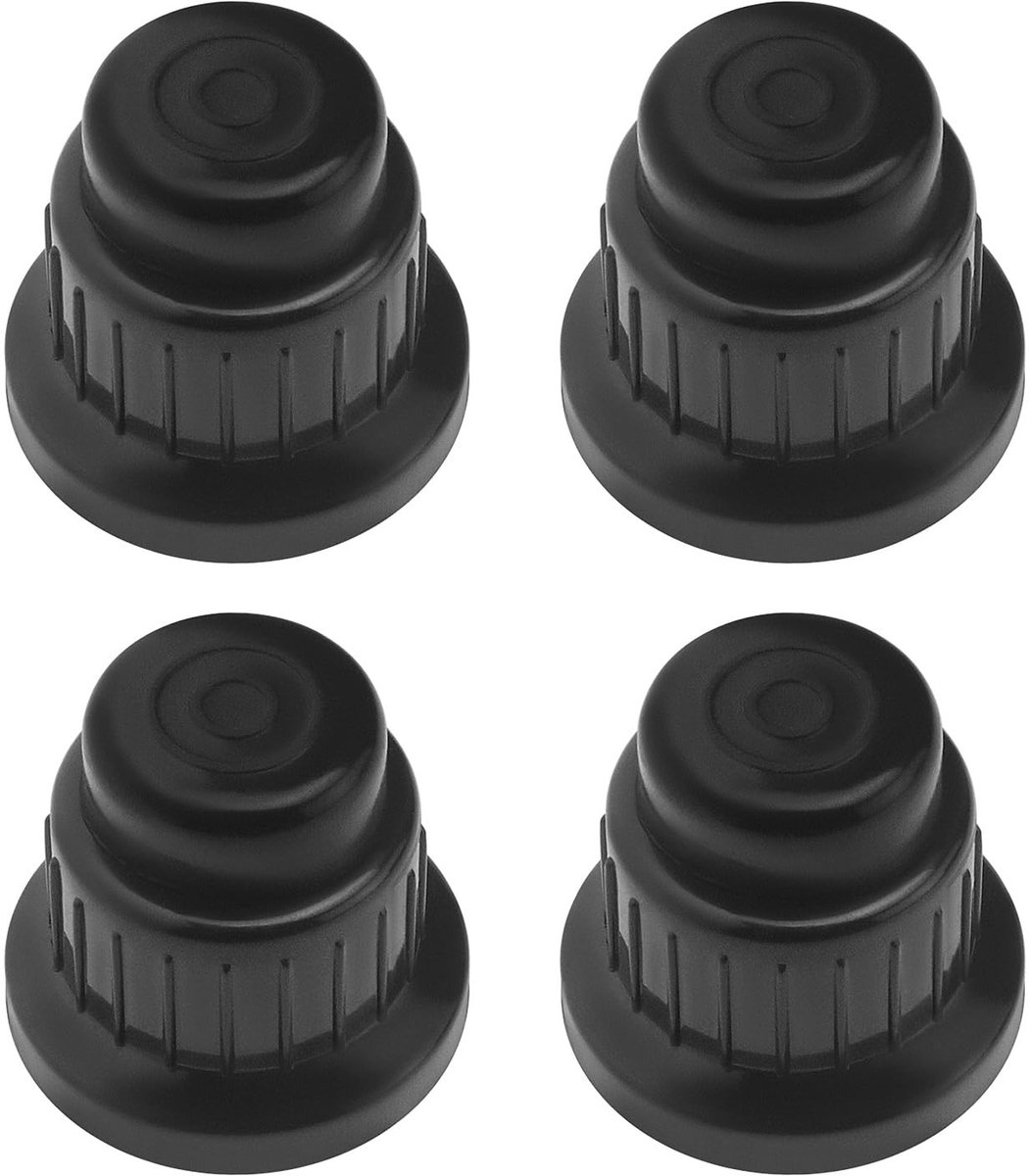 Allecto - AA Ignition Button Caps - Duurzaam en stevig - Voor perfecte aansluiting - Set van 4 stuks - Geschikt voor BBQ grill - Drukknop voor gasv..