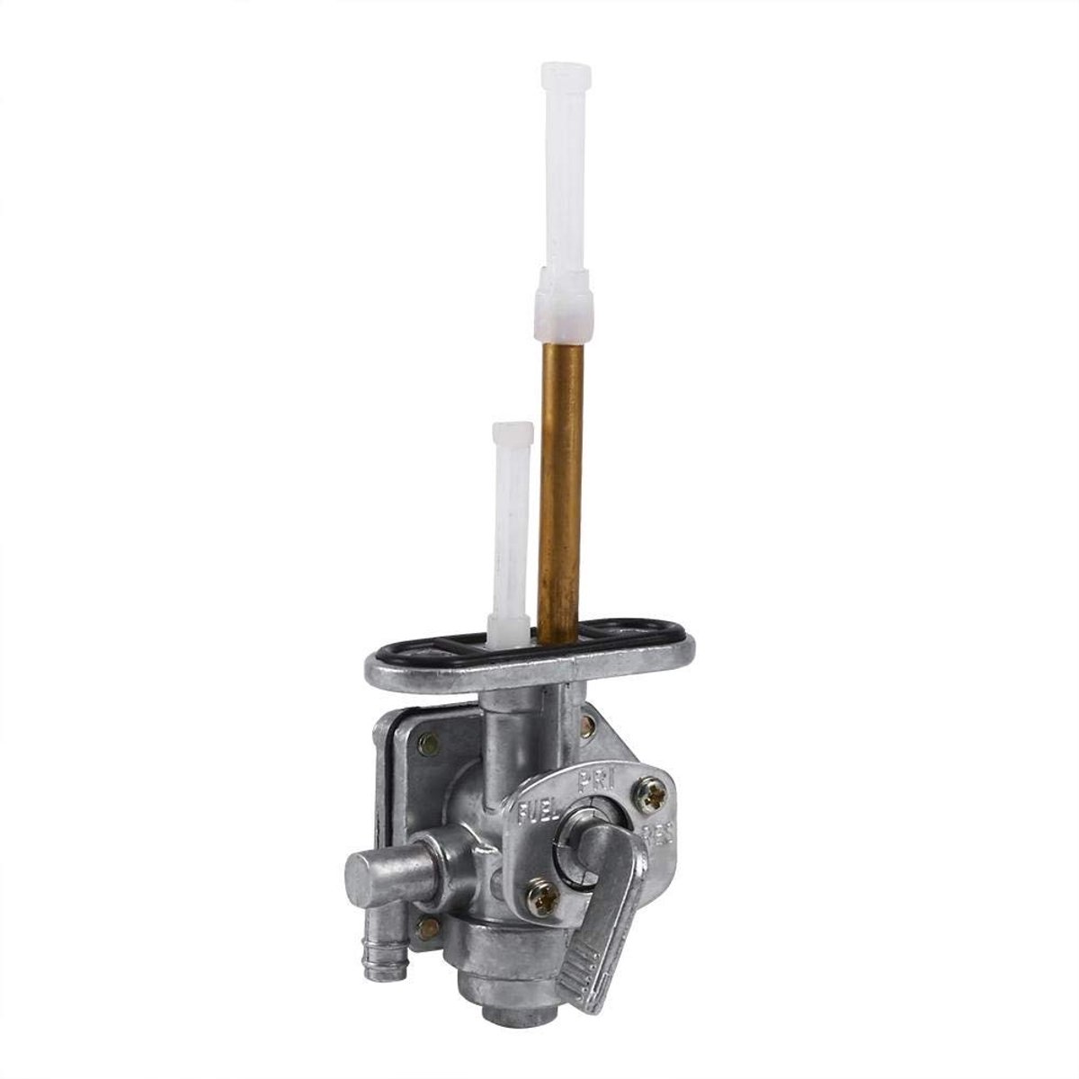 Allecto - Universele brandstofkraan - Klep Petcock Switch - Kwaliteitsgarantie - Aluminium - Geschikt voor GSF600S GSF1200 - 1 poort - 182 gram