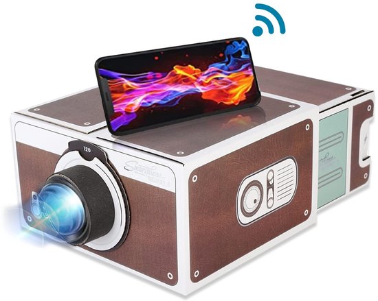DIY Smartphone Projector 2.0 Allecto – Compacte Draagbare Mini Projector voor Smartphones tot 5,8″ met Hoog Contrast