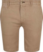 Steppin' Out Milwau Short Linen Sand - Maat M - Heren - Korte broek