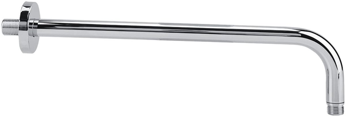 aladdien - Douchemarm - Extra lange douchearm - Eenvoudige wandmontage - Verchroomd - Regenhoofd arm - Geschikt voor badkamer - 16 inch
