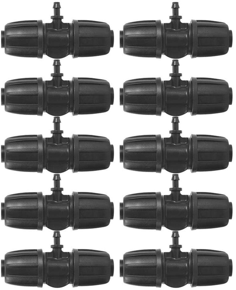 Allecto- Tuinslang Connector Set - Irrigatie - 10 stuks - 16mm naar 4/7 - Tuinslang Koppelstukken - Geschikt voor Pe Slangen - Tuinirrigatie