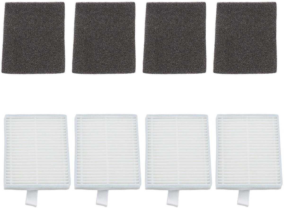 Allecto - HEPA Filter Kit - 4X Vervangingen voor L60 en L50 Serie - Hoogwaardige Kwaliteit - Ideaal voor Stofzuiger - Effectieve Filtratie - Geschi..
