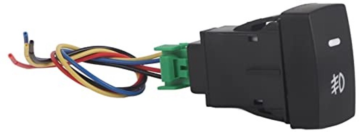 Allecto - Fog Light Switch - 5-Pins Push Button - Geschikt voor Accord en CR-V - Auto-accessoires - Veilig rijden - Verlichting - Betrouwbaar