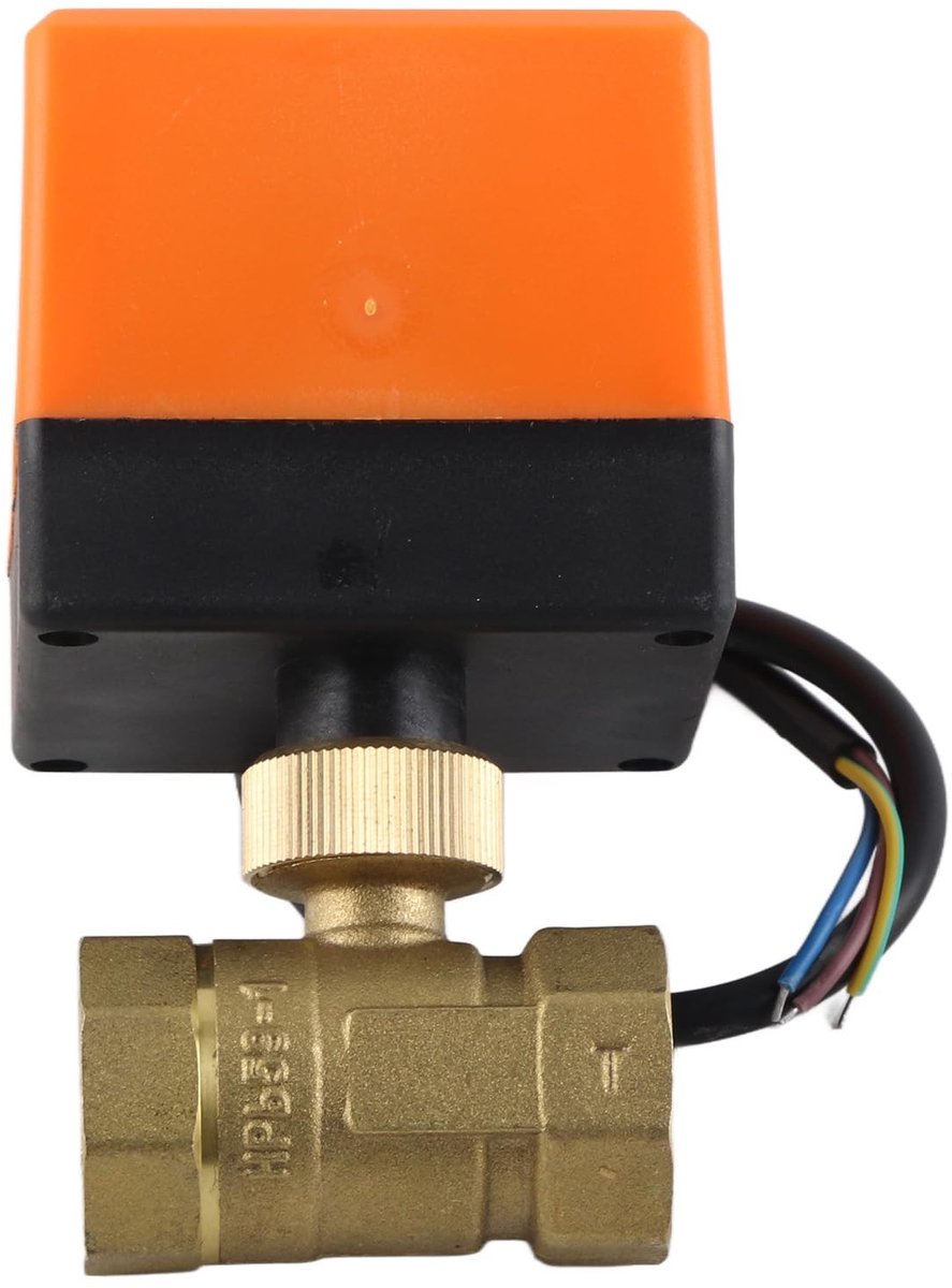 ONF3 - Elektroventiel - Gemotoriseerd - Messing - DN20 - 12-24V - Voor HLK-ventilatorspoel - Betrouwbaarheid - Efficiënt