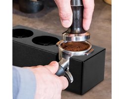 Koffie Tamper Station 58mm - Stabiele en Hoogte Verstelbare Drukstation voor Filterhouder en Barista Accessoires