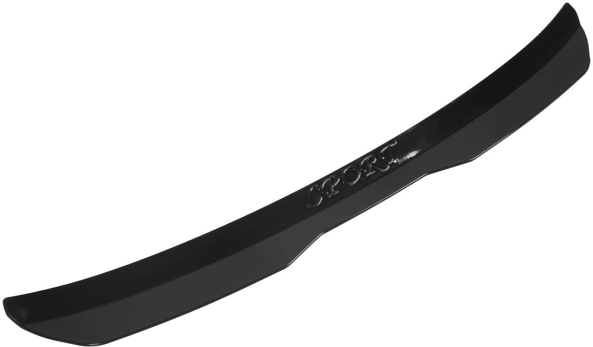 Srum Universele Achterspoiler voor Hatchbacks - ABS Spoiler Wing in Glanzend Zwart