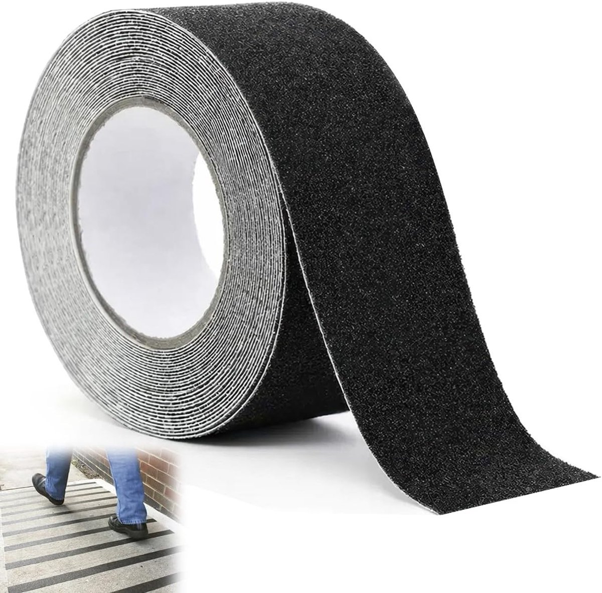 20m×50mm Anti-slip tape voor trappen, ultra sterke waterproof gripstrips voor binnen en buiten, zelfklevend en veilig