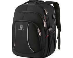 Grote Waterdichte Laptoprugzak 17,3'' met USB-Oplaadpoort en RFID-Vakken voor School en Reis