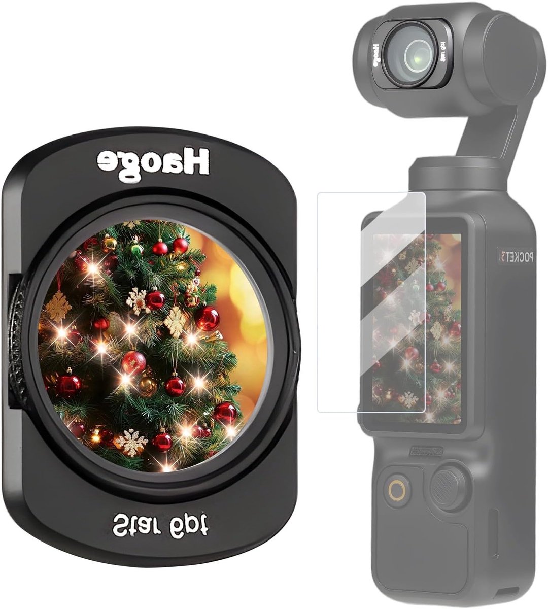 Magnetisch Starlight Filter voor DJI Osmo Pocket - 3.6 Punten Sterren Effect, Twinkle & Sparkling Multilayer Lens Filters voor Creatieve Fotografie