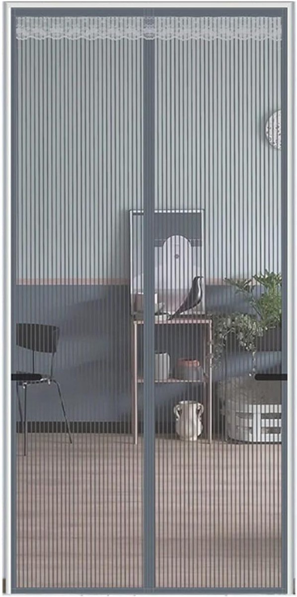 SnelShoppen - Magnetisch Deur Insectenscherm 90x210 cm - Muggenscherm met Automatische Sluiting - Ideaal voor Tuin, Terras, Keuken en Voordeur