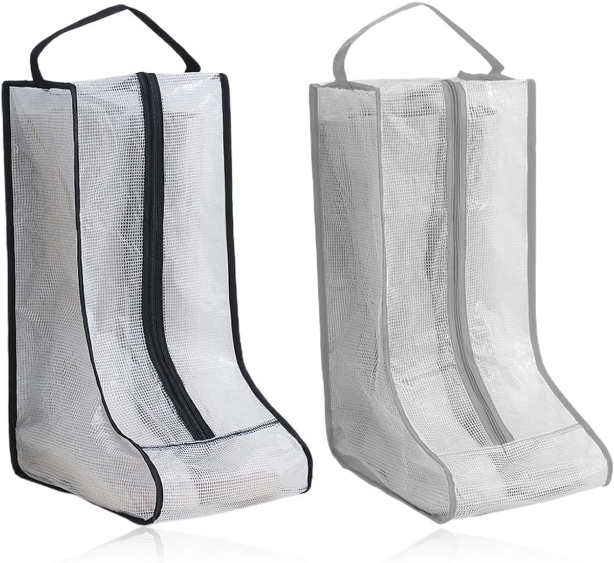 2-Pack Waterdichte Opbergtas voor Laarzen - Stofbestendige Schoenentas met Handvat