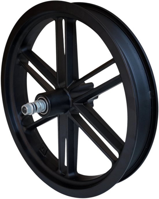 Voorvelg Ouxi C80 Mini Fatbike Aluminium Zwart Lichtgewicht Sterk Stabiel Vervanging Offroad Fatbike