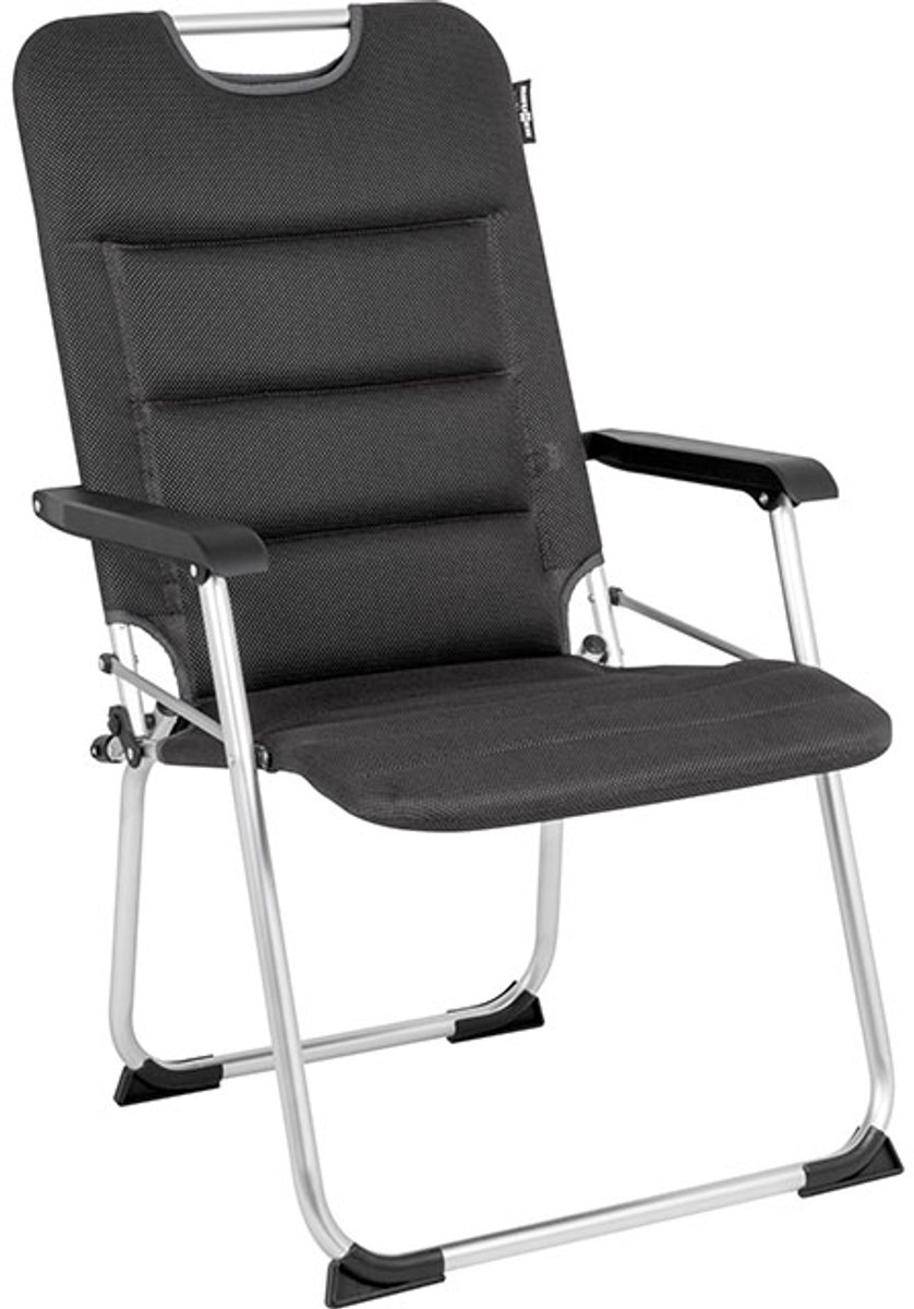 Brunner Klapstoel Sangria NG - Zwart - Aluminium Frame - 2,8 kg Lichtgewicht - Compact Inklapbaar - Campingstoel