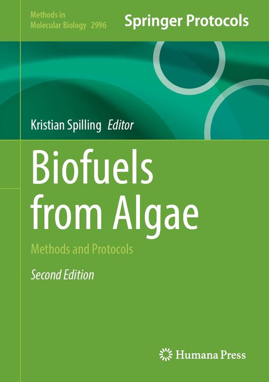 Springer Protocols - Biofuels from Algae - cover