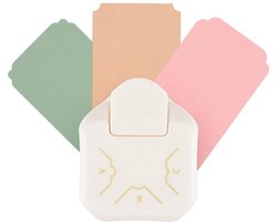 Vaessen Creative Pons - 3 in 1 Hoekpons - Ø 4,7,10 mm - Ivoor