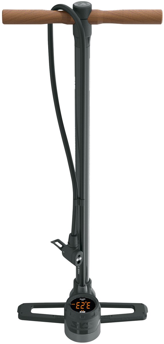 SKS Rennkompressor NXT Digi Vloerpomp Staal Incl. Manometer — afbeelding 4