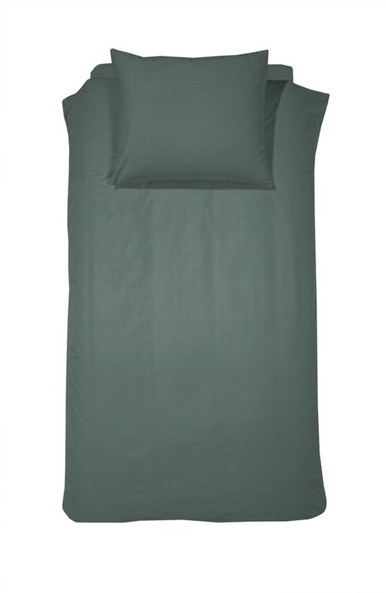 Cinderella Weekend Dekbedovertrek - 1 Persoons - Katoen - 140 x 200/220 cm - Groen van Cinderella — afbeelding 5